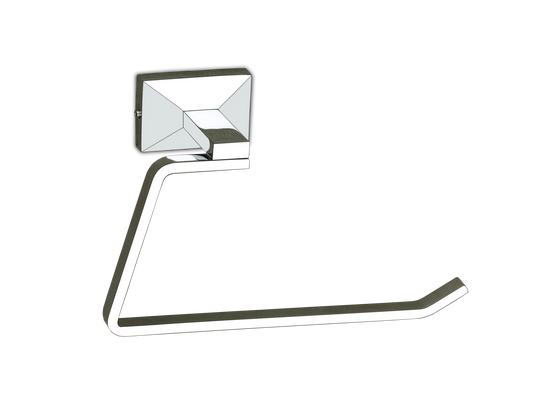 Modern Angular Towel Ring CHROME