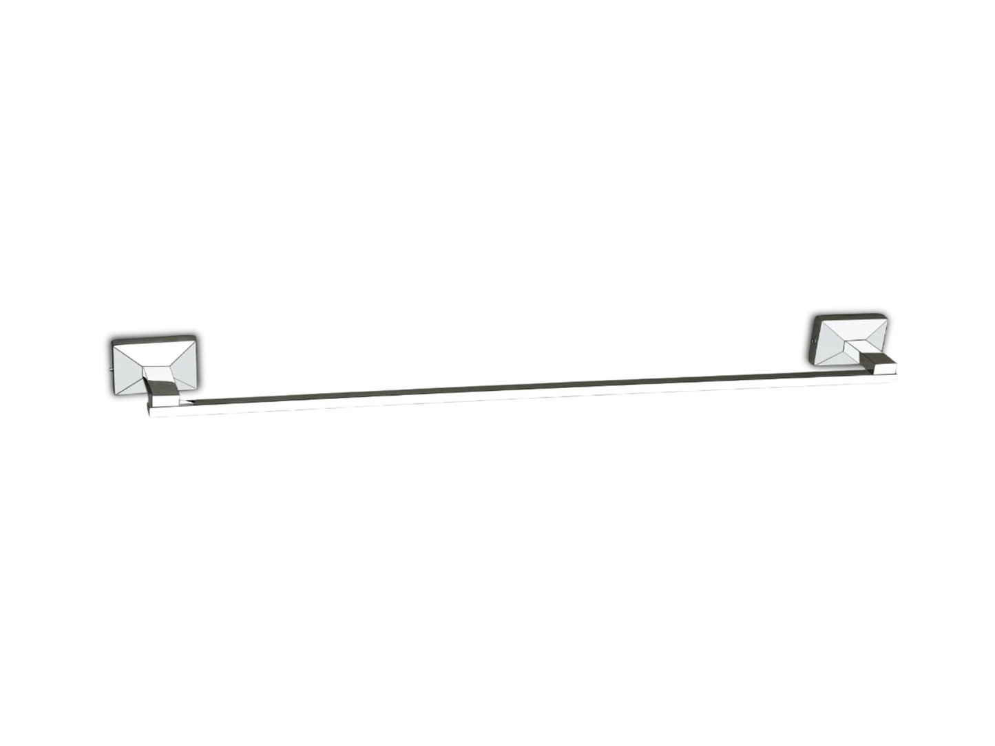 Modern Wall-Mounted Towel Bar CHROME