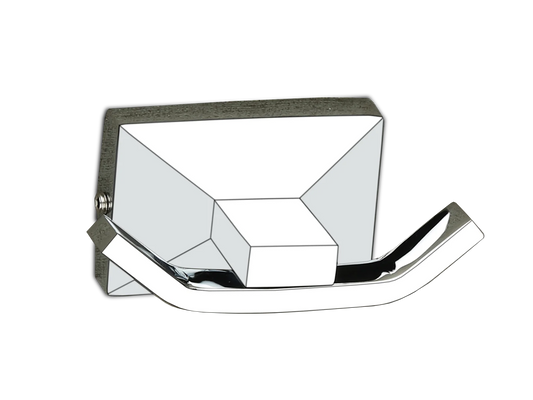 Modern Wall-Mounted Double Hook CHROME