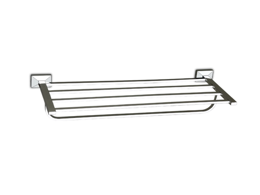 CHROME Wall Towel Rack with Hanging Bar