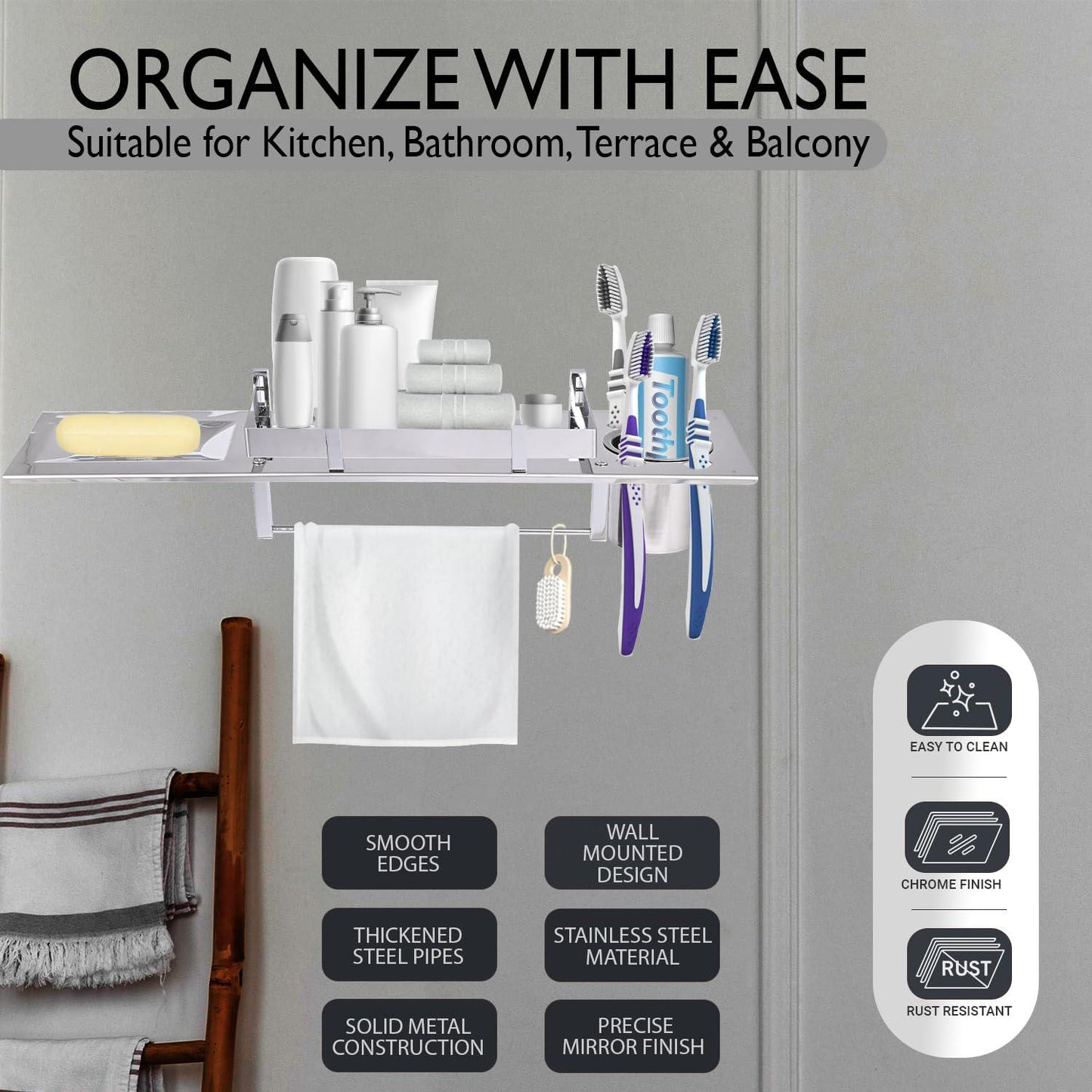 SOAP+ BRUSH TUMBLER SS 304